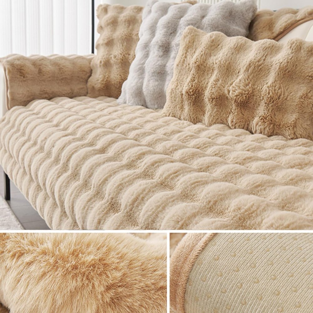 FurGuard • Thick Plush Dog Sofa Cover - Dog Sofa Cover - BowLift