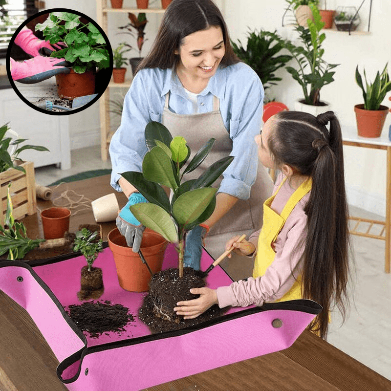 BowLift | GardenMat 2.0 – Waterproof Foldable Gardening Work Mat for Clean & Organized Planting