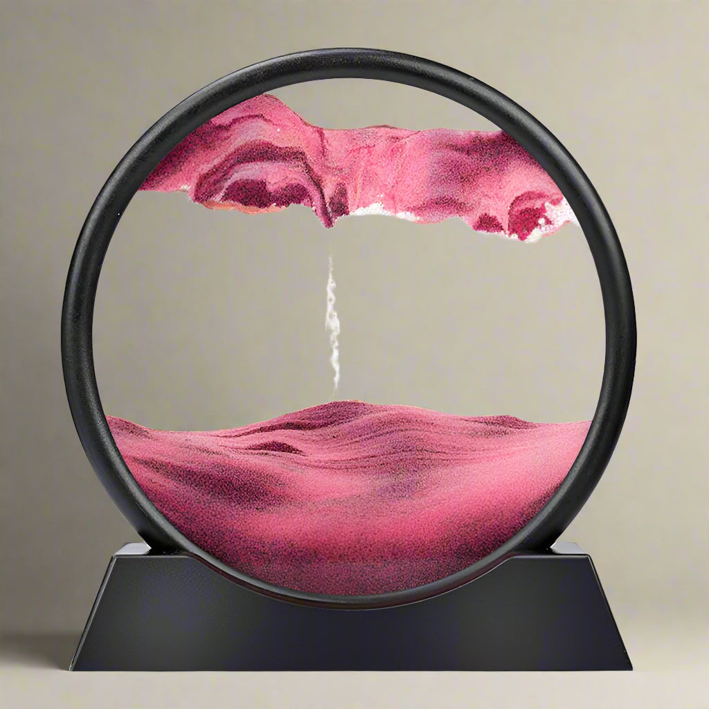 BowLift | 3D Hourglass Sand Timer - Decorative Hourglass for Home Decor, Office Desk, and Gift Ideas