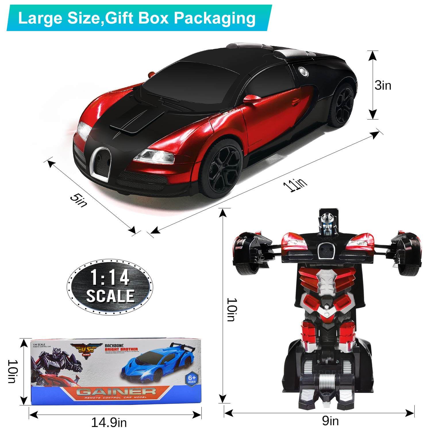 BowLift | Remote Control Robot Car Transforming Toy