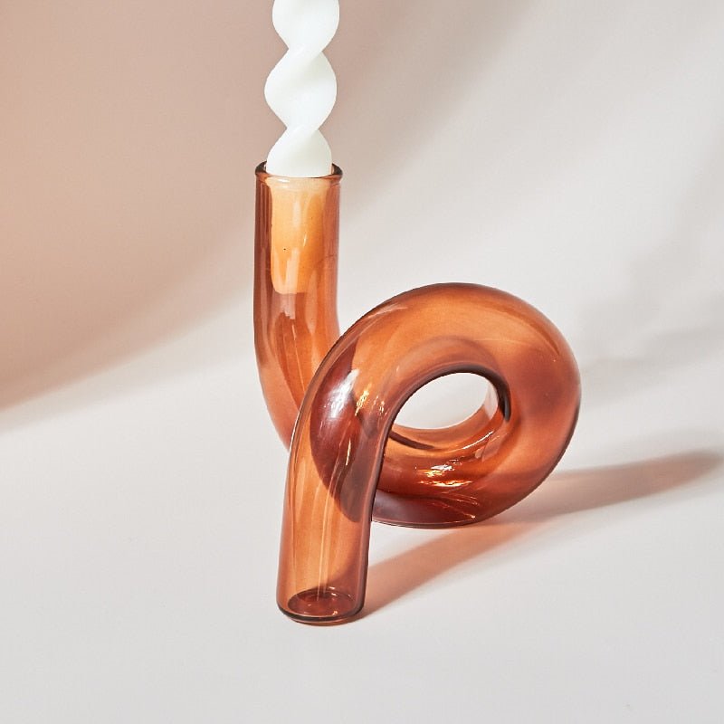BowLift | Glass vase candle holder
