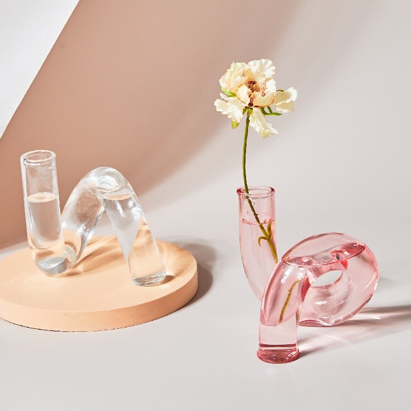 BowLift | Candle holder made of glass vase
