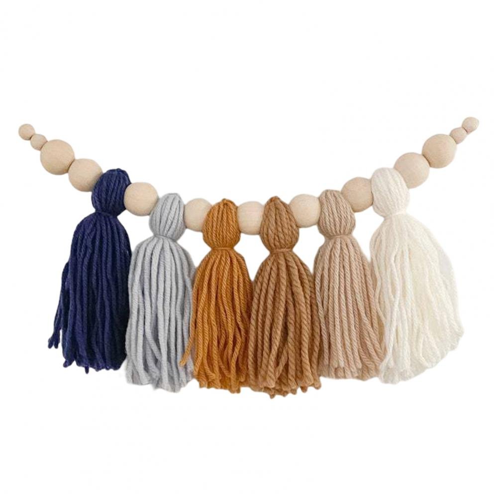 BowLift | Glow String Baby Room Garland – Soft Wooden Bead Decoration for a Calm and Magical Atmosphere