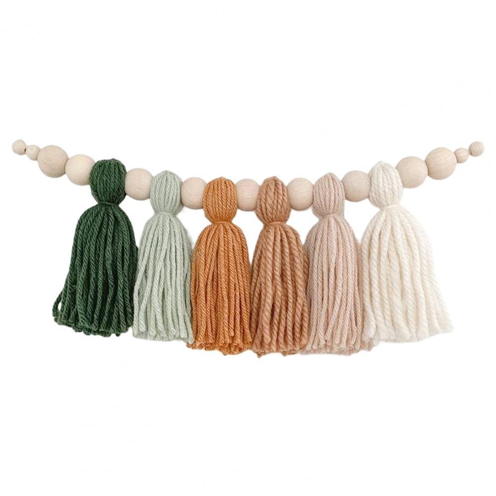 BowLift | Glow String Baby Room Garland – Soft Wooden Bead Decoration for a Calm and Magical Atmosphere