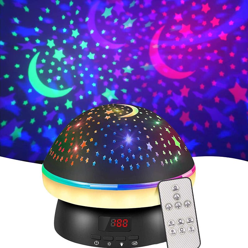 BowLift | COSMIGLOW – Magical Star Projector with Timer & 16 Colors for Relaxing Nights