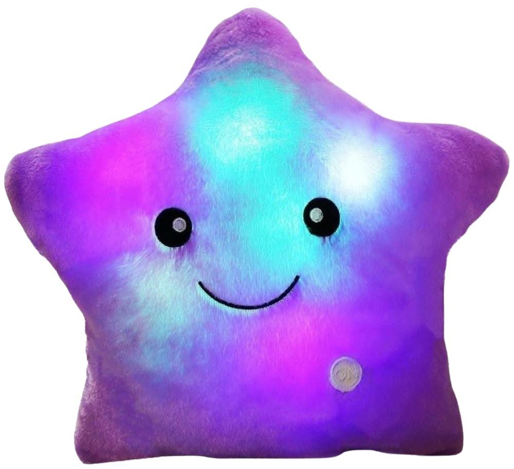 BowLift | Bright Star Cushion – Cozy LED Fabric Cushion with Color Changing & Cute Design