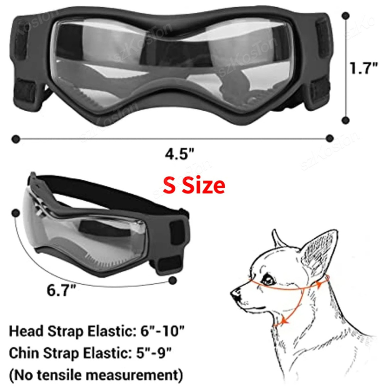 BowLift | Adjustable Dog Goggles for Small and Medium Breeds