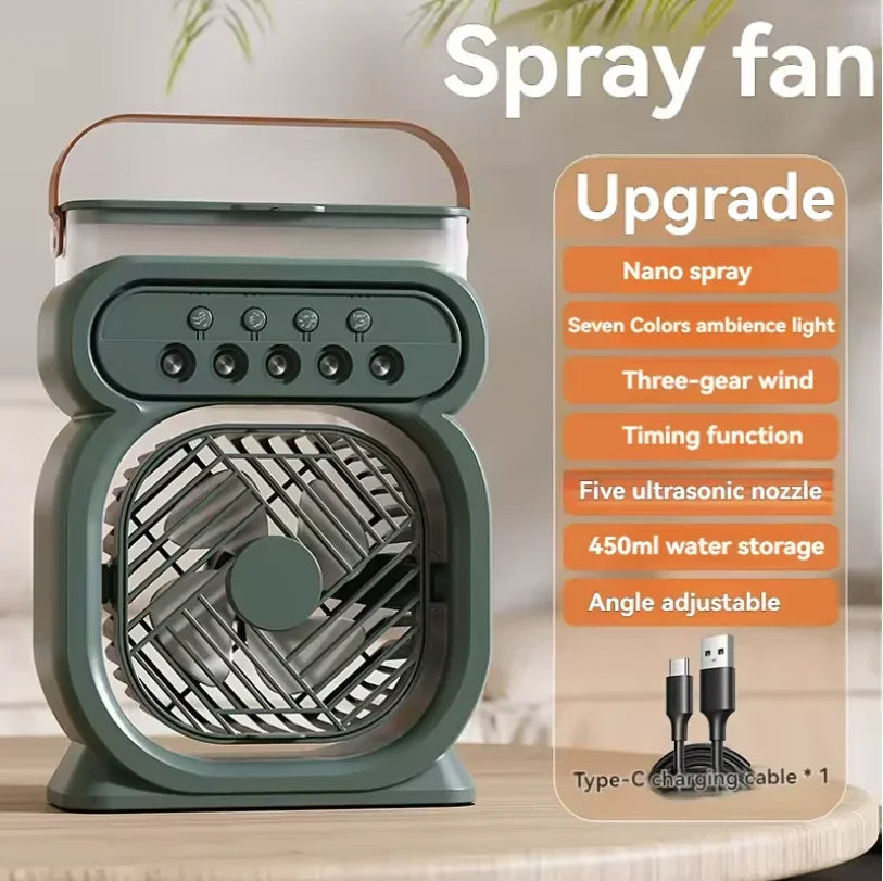 BowLift | 3 in 1 Portable Air Conditioner with Night Light and Humidifier