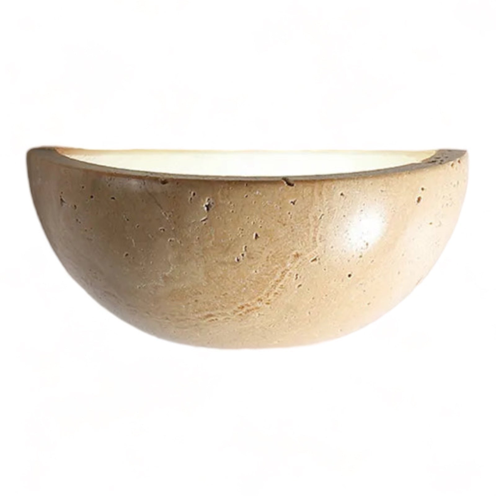 BowLift | Half-Round LED Wabi-Sabi Wall Lamp - ZenGlow