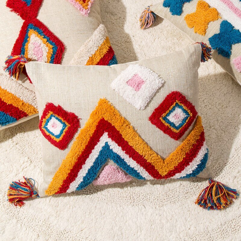 BowLift | Handcrafted Moroccan Boho Style Cushion Cover