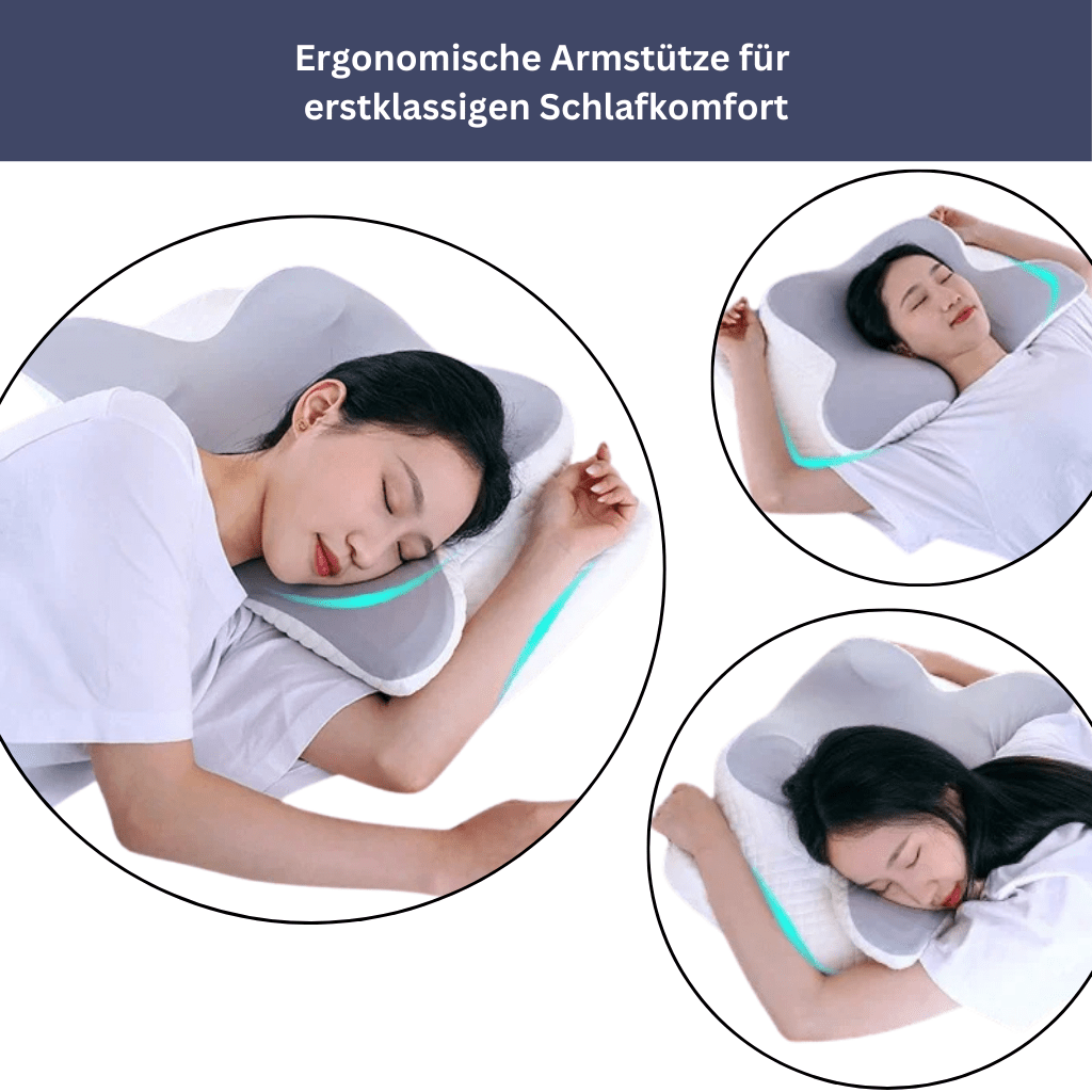 BowLift | Health Pur Pillow – Ergonomic Memory Foam Pillow for Neck & Shoulder Pain Relief