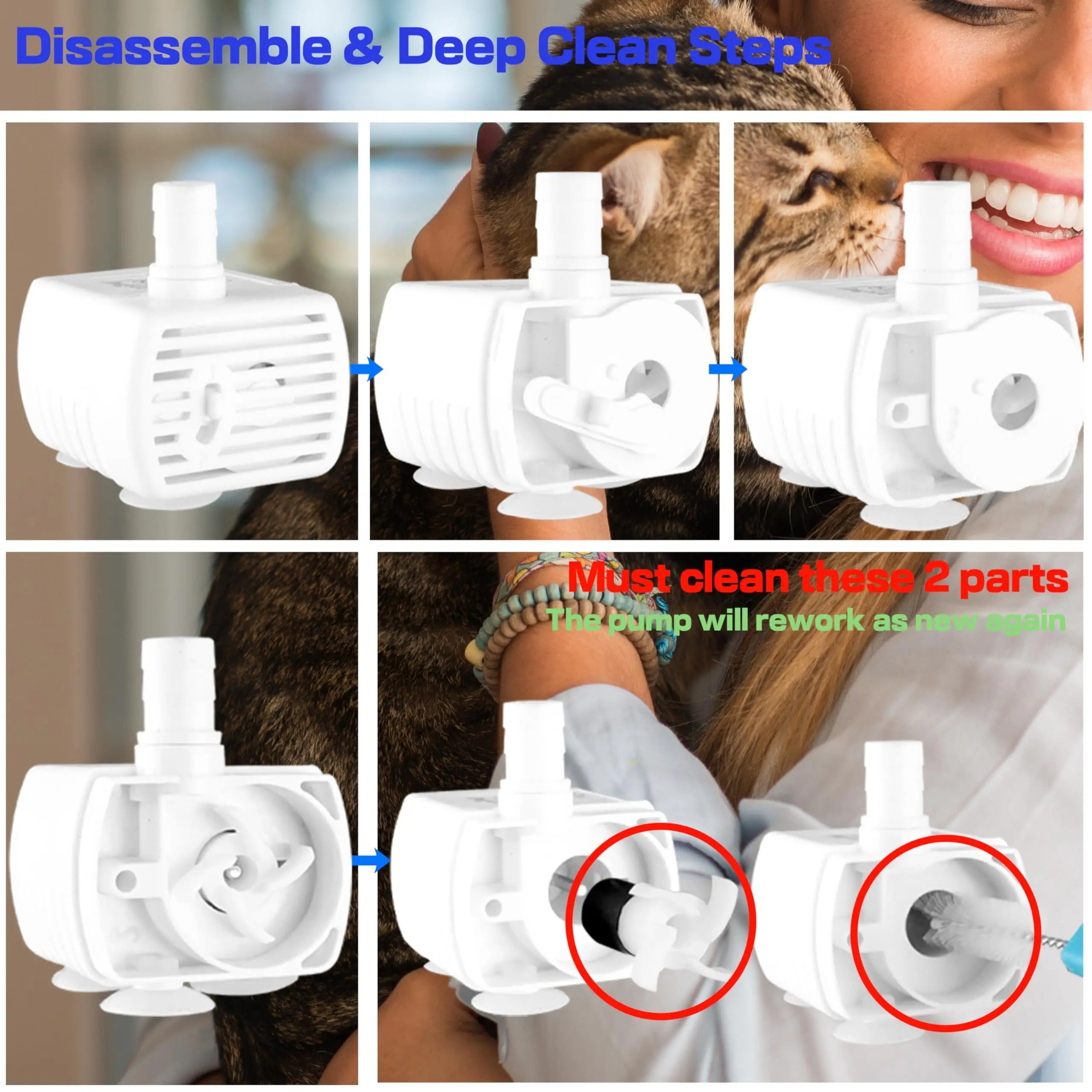 BowLift | Cat Water Fountain Stainless Steel Quiet Dispenser