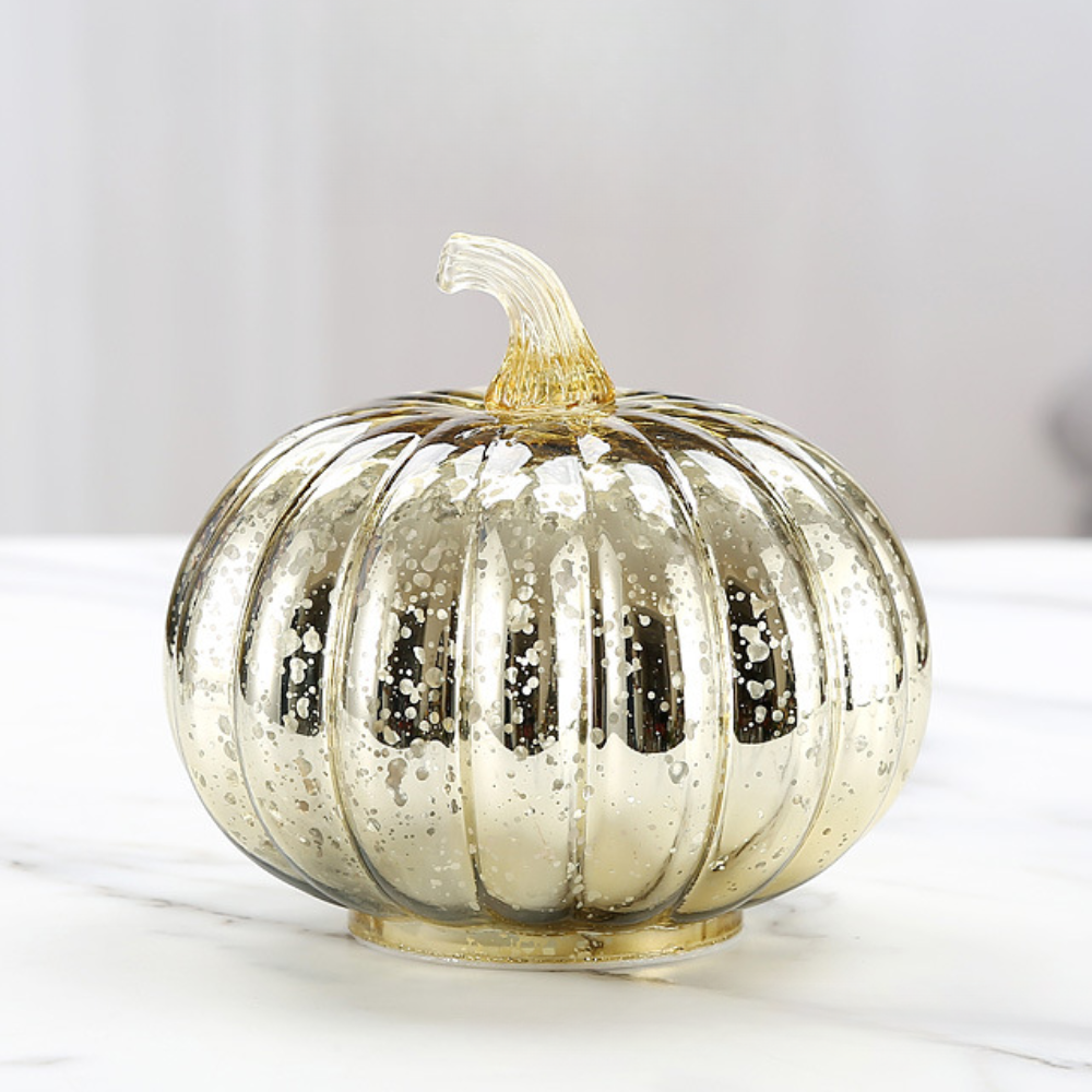 BowLift | Halloween Decorations Glass LED Pumpkin Light