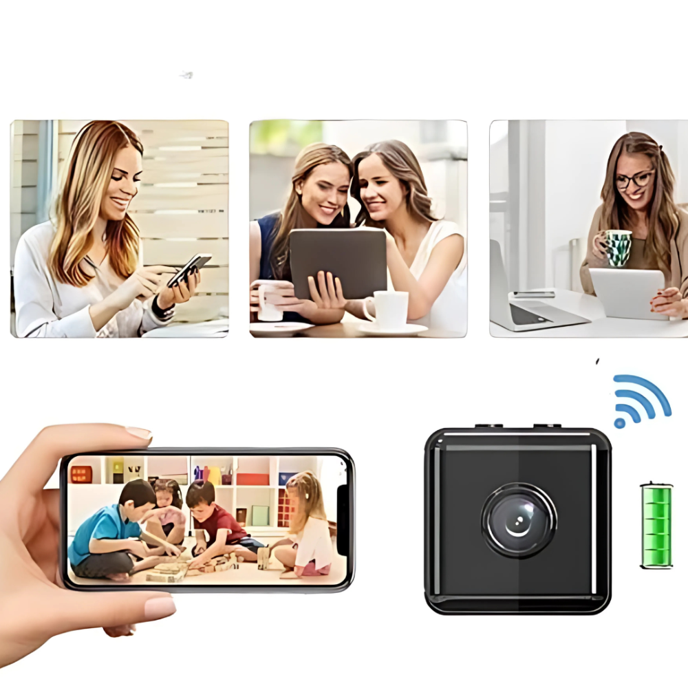 BowLift | Indoor Camera Wireless Home HD Small CCTV Security Hidden Spy Nanny Cam