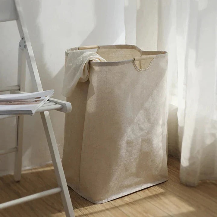 BowLift | Japanese style, Cotton linen Laundry Basket