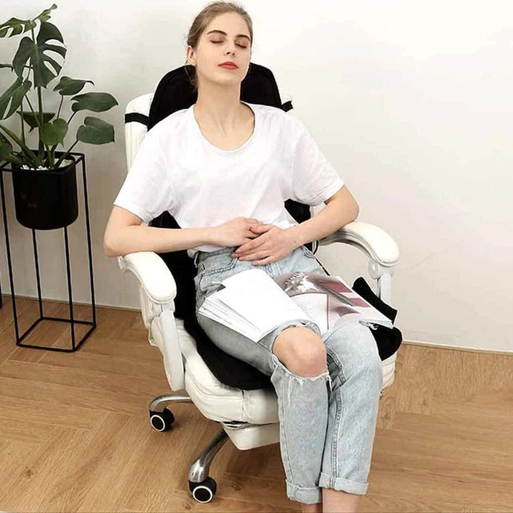 BowLift | Fashionable Massage Chair Cushion With Heated Neck Pillow