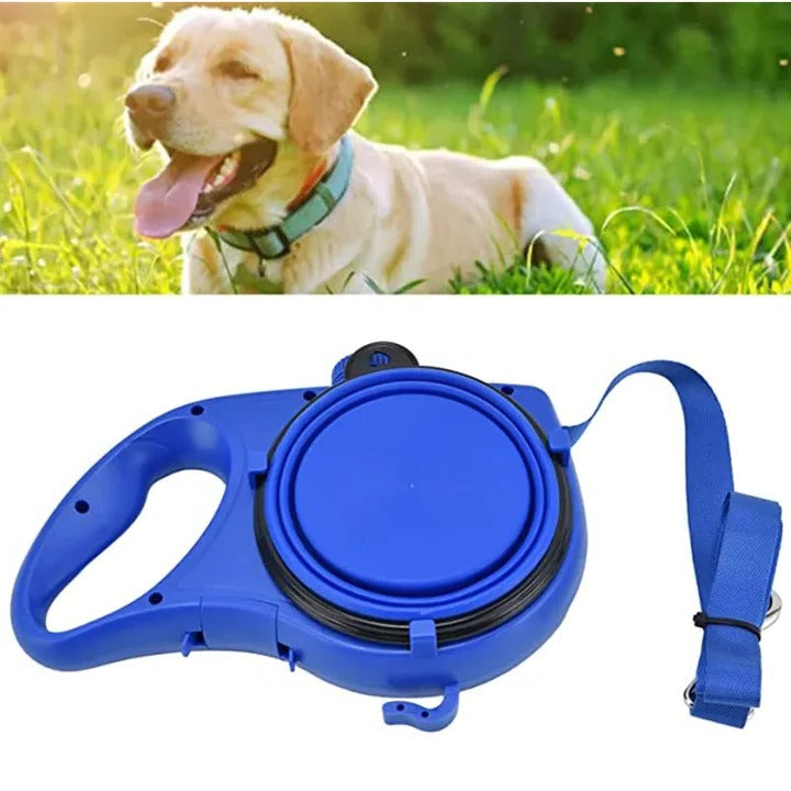 BowLift | 4-in-1 Multifunctional Dog Leash with Water Bottle & Bowl