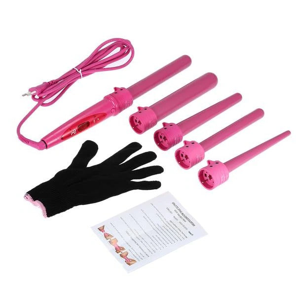 BowLift | 5 Piece Professional Curling Wand Set