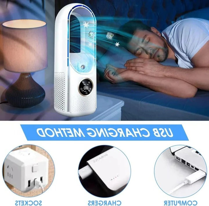 BowLift | Blade-Free Silent Portable Air Conditioner