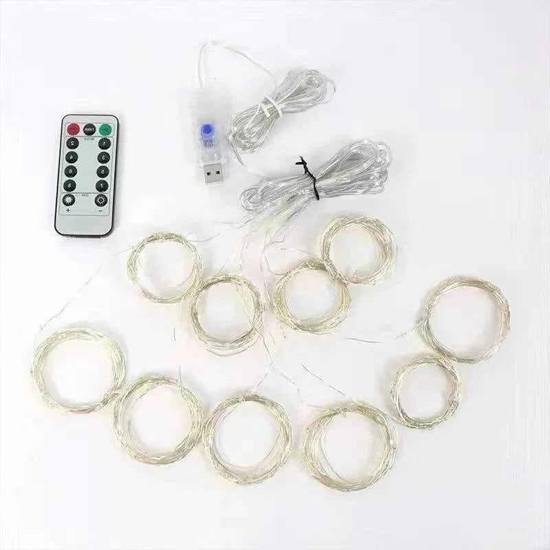 BowLift | Curtain LED Lights with Remote, USB Powered