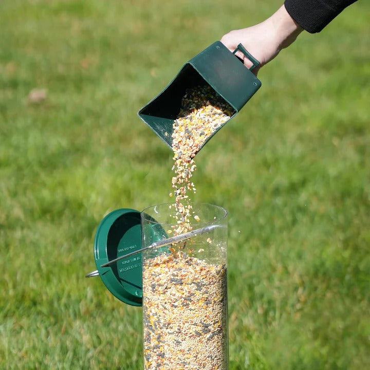 BowLift | Durable Metal Bird Feeder with Cage Design to Deter Squirrels