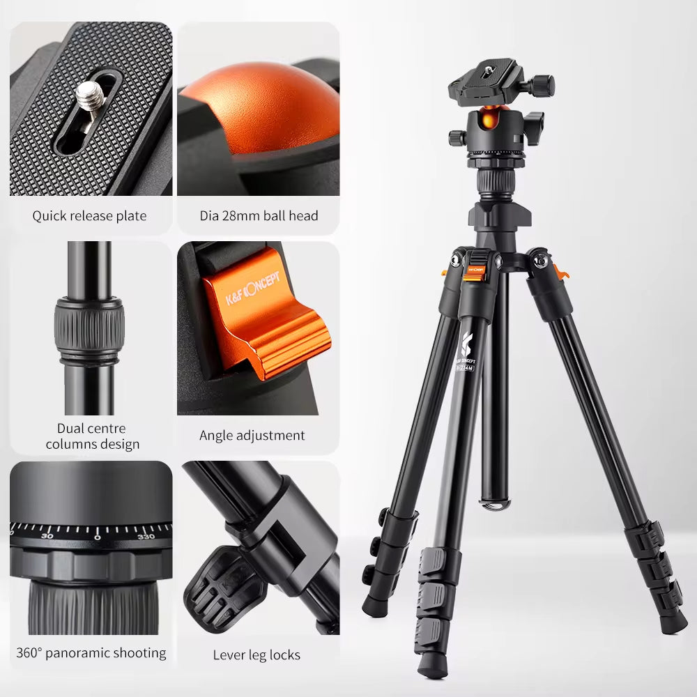 BowLift | Camera Tripods – Lightweight Tripod for Phone and Camera, 187cm/73.6in, Great Travel Tripods