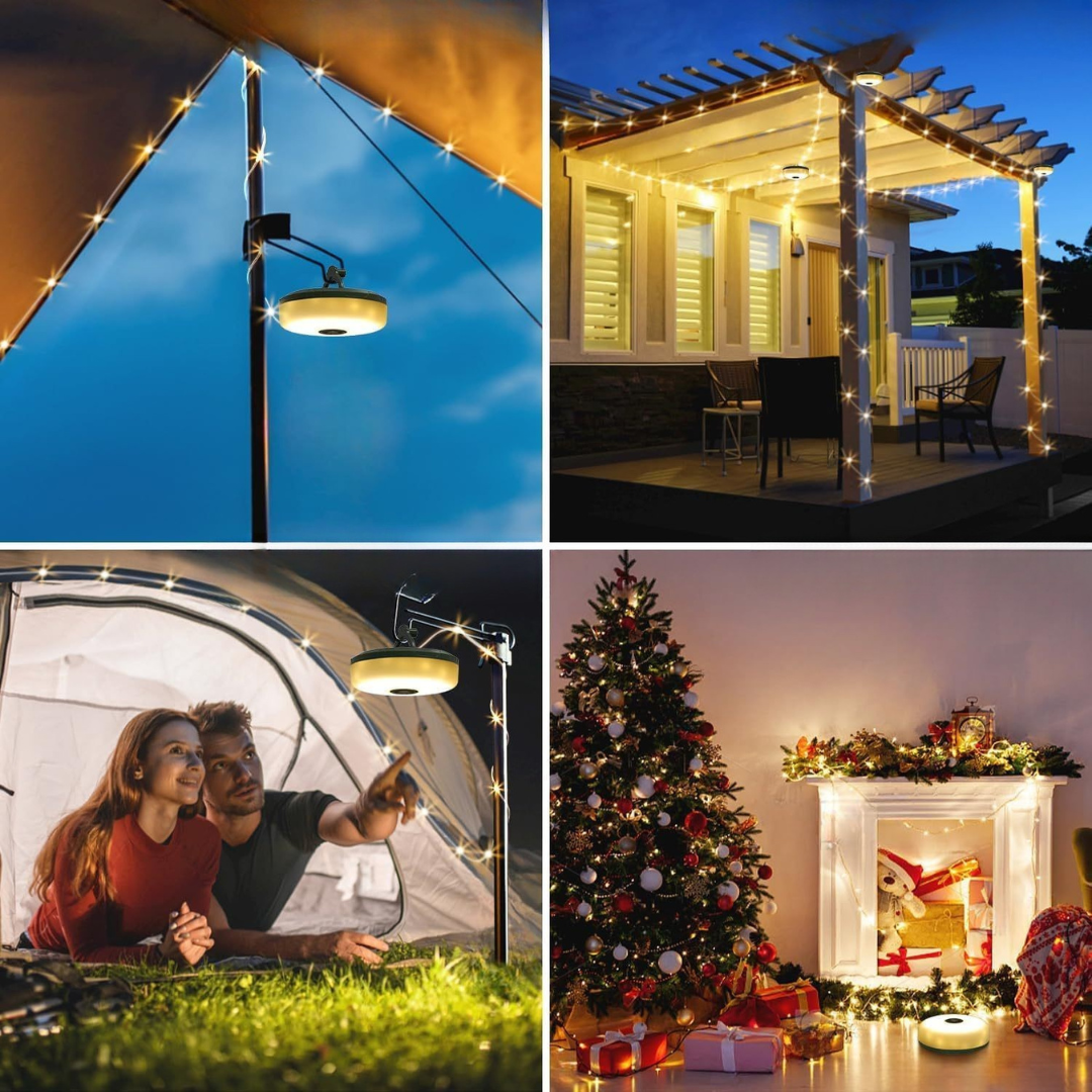 BowLift | Christmas String Lights Outdoor USB Rechargeable