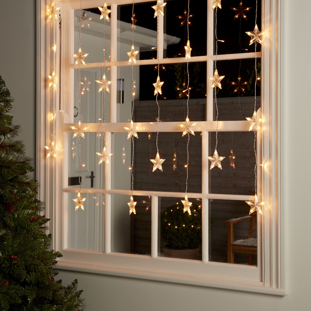 BowLift | Christmas Decorations Star Curtain Lights