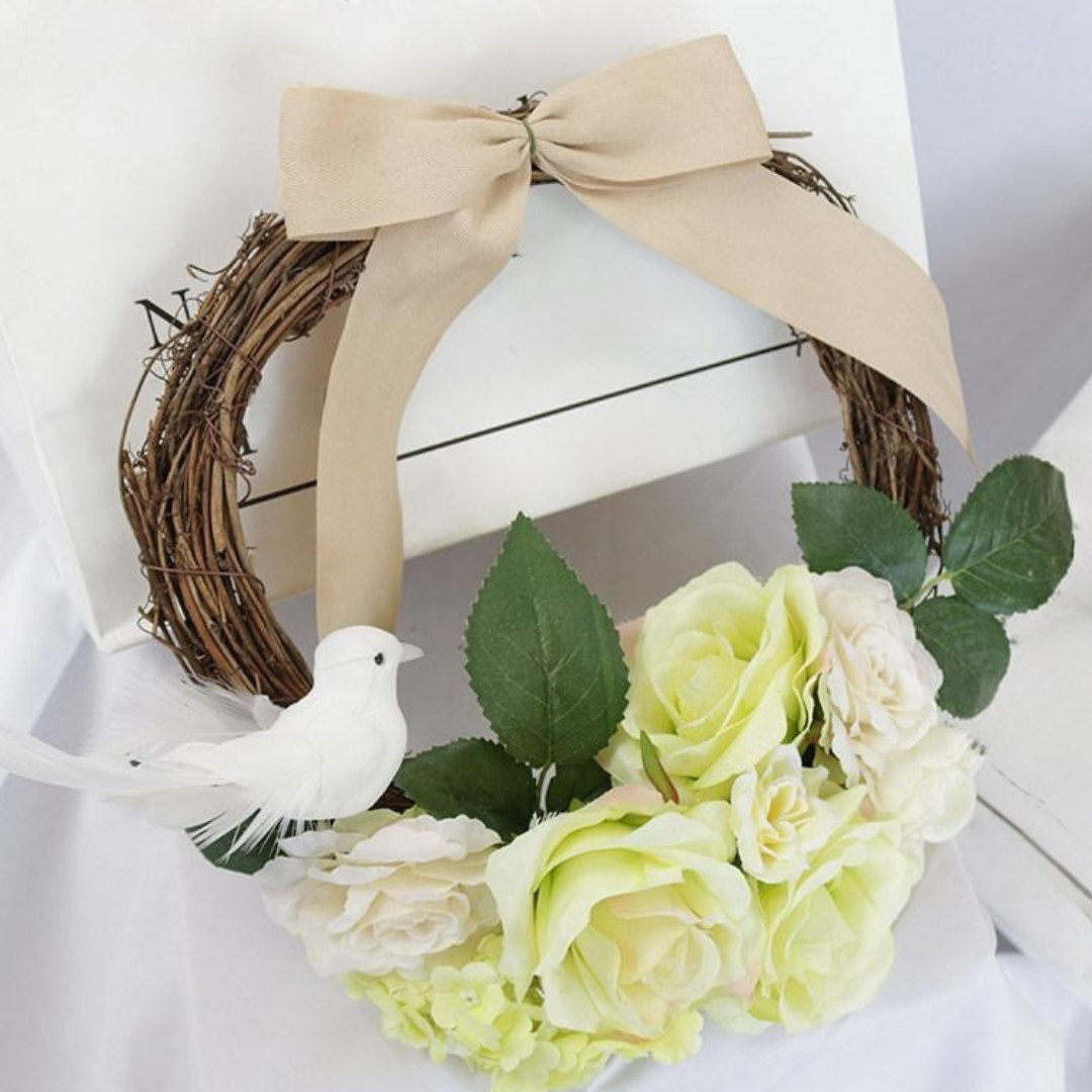 BowLift | Christmas Wreath Rustic Pine Cone Door Decoration