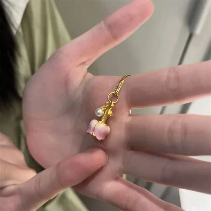 BowLift | Elegant Rose Necklace Charm