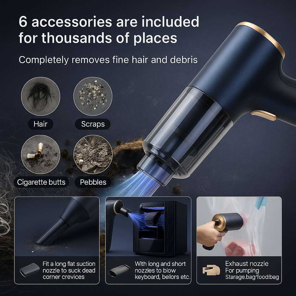 BowLift | Hyper Clean Wireless Portable Vacuum Cleaner