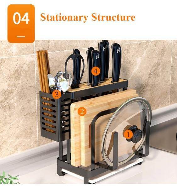 BowLift | Stainless Steel Kitchen Utensils Organizer Drying Rack
