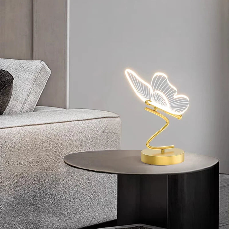 BowLift | Luxury Butterfly Table Lamp – Elegant LED Mood Lighting for Home & Office