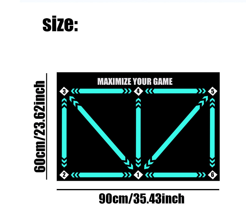 BowLift | slip football training mat - perfect for effective training at home