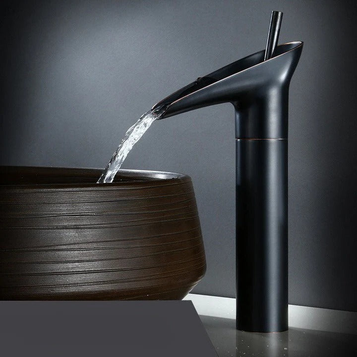BowLift | Antique-Style Waterfall Bathroom Faucet