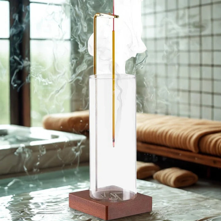 BowLift | Glass Incense Holder with Removable Ash Catcher
