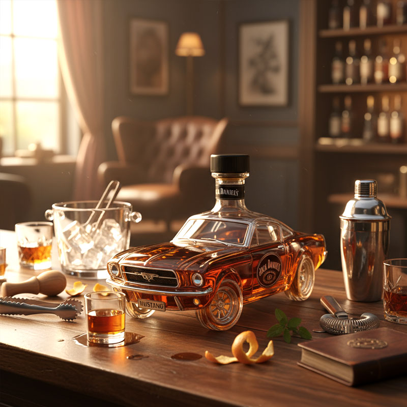 BowLift | Mustang Car Shaped Whiskey Decanter for Home Bar