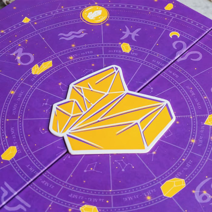 BowLift | Halloween Crystal Advent Calendar | 31-Day Countdown Box | Healing Stone Collection