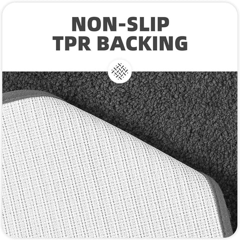 BowLift | Plush Bath Rug | Ultra-Soft, Highly Absorbent & Non-Slip for Bathroom Safety and Comfort