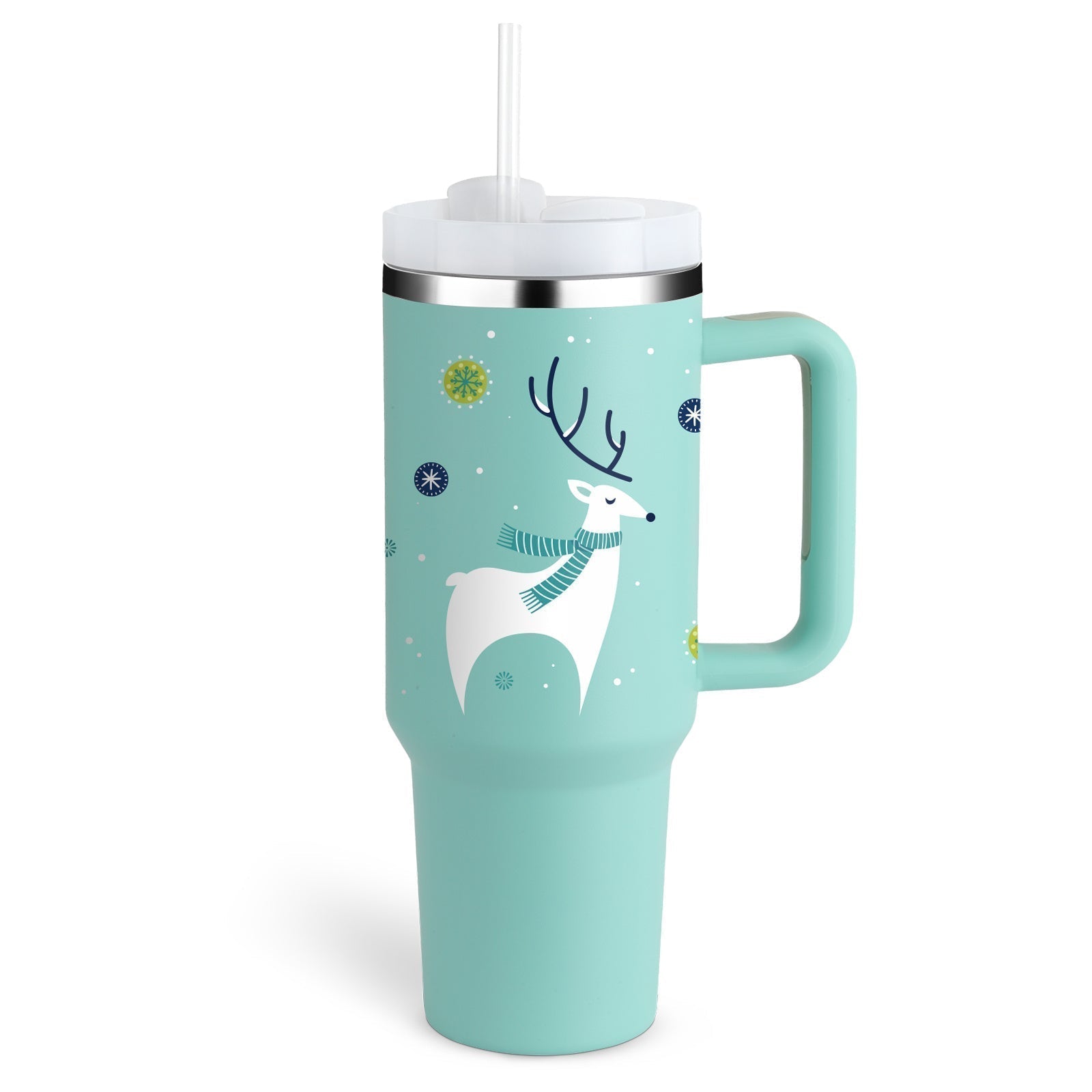 BowLift | Insulated Mug with Handle and Straw - ChillMate