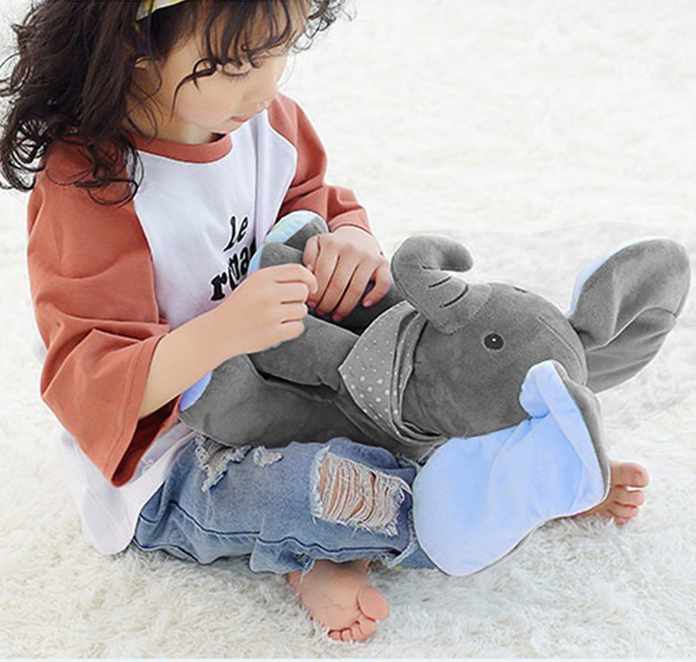 BowLift | Interactive Plush Toy Elephant Pattern with Music and Movement