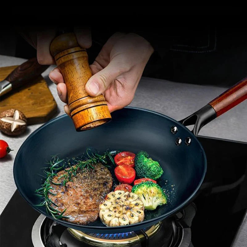 BowLift | ForgeVerra Premium Cast Iron Skillet | Non-stick cast iron frying pan for healthy, even cooking