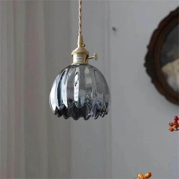 BowLift | Glass Flower Pendant Light – Japanese Style