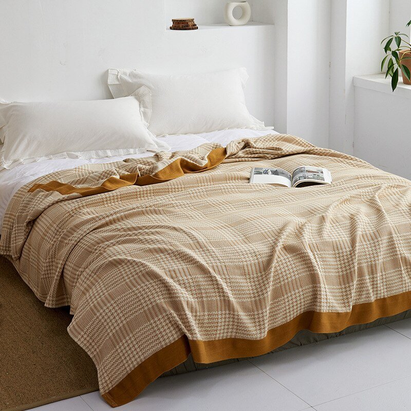 BowLift | Premium Cotton Blanket with Elegant Design – Soft, Luxurious & Versatile Throw