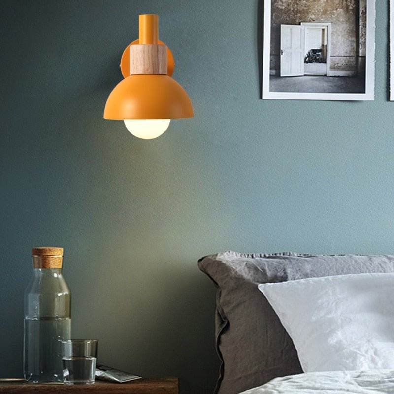 BowLift | ElmRadiance - Wood Wall Lamp