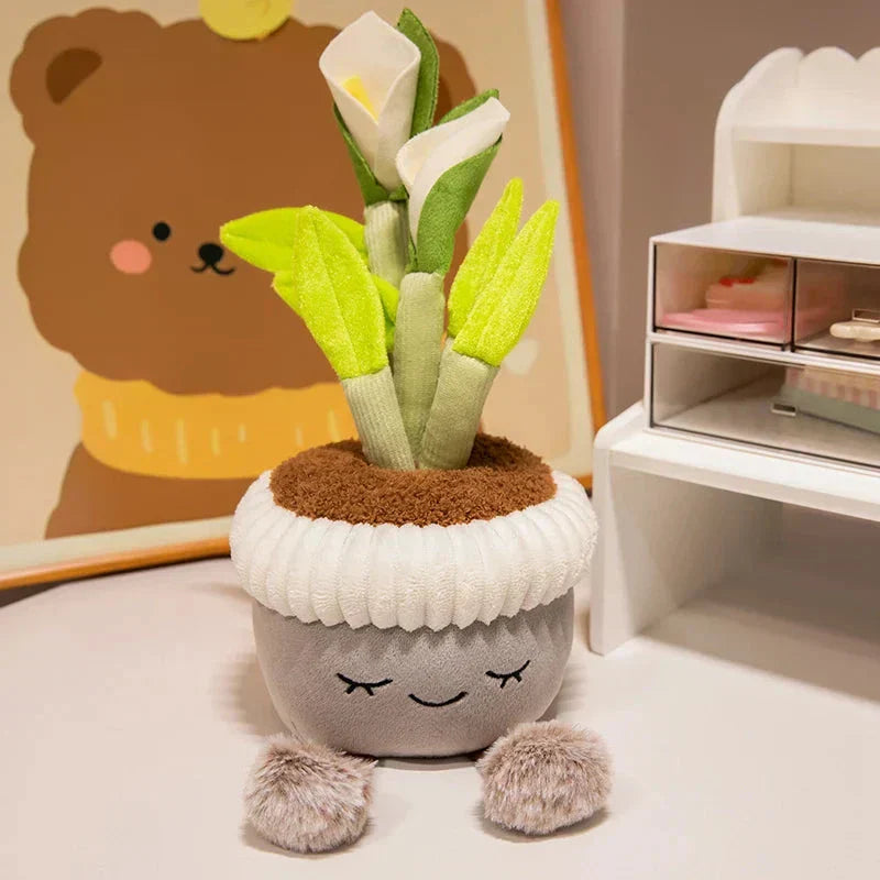 BowLift | Cute Cactus Flower Plant Plushie