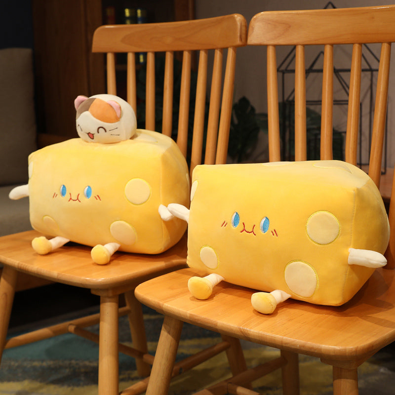 BowLift | Cute Cheese Block Plushie