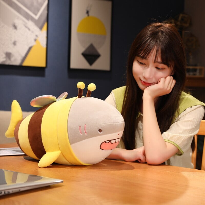 BowLift | Cute Chonky Half Shark Half Bee Plushie