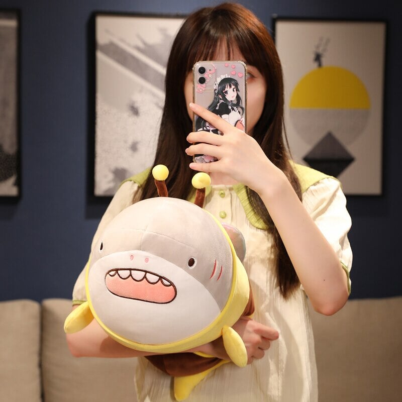 BowLift | Cute Chonky Half Shark Half Bee Plushie