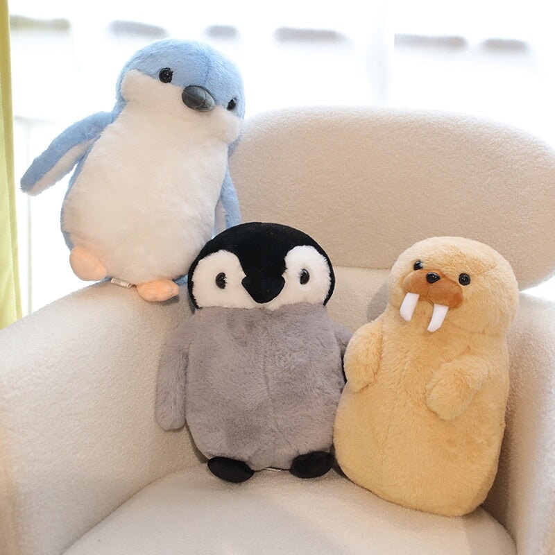 BowLift | Cute Fluffy Penguin Walrus Plushies